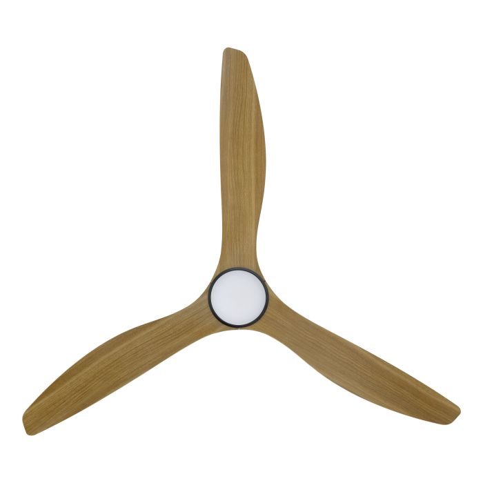SURF 72 DC FAN LED TRI-COL BURM TEAK/BLK