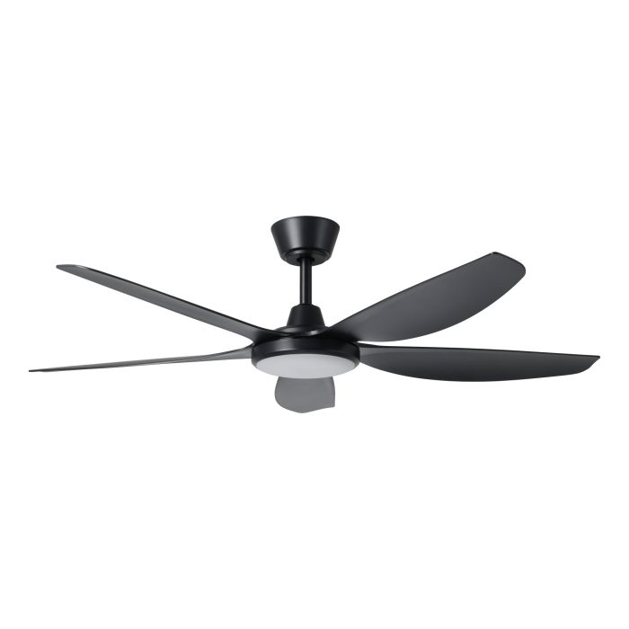 MIAMI 52 DC FAN 20W LED TRI-COL BLK
