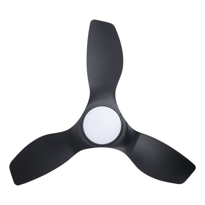 SURF 40 DC FAN LED TRI-COL BLK