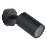 FREMANTLE EXT W/L 1X5W LED TRI-COL BLK ADJ