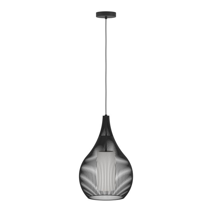 RAZONI 1 H/L 1X40W E27 BLK LGE