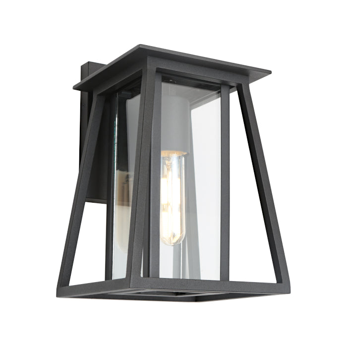 DOVER 1LT EXTERIOR WALL LIGHT BLACK