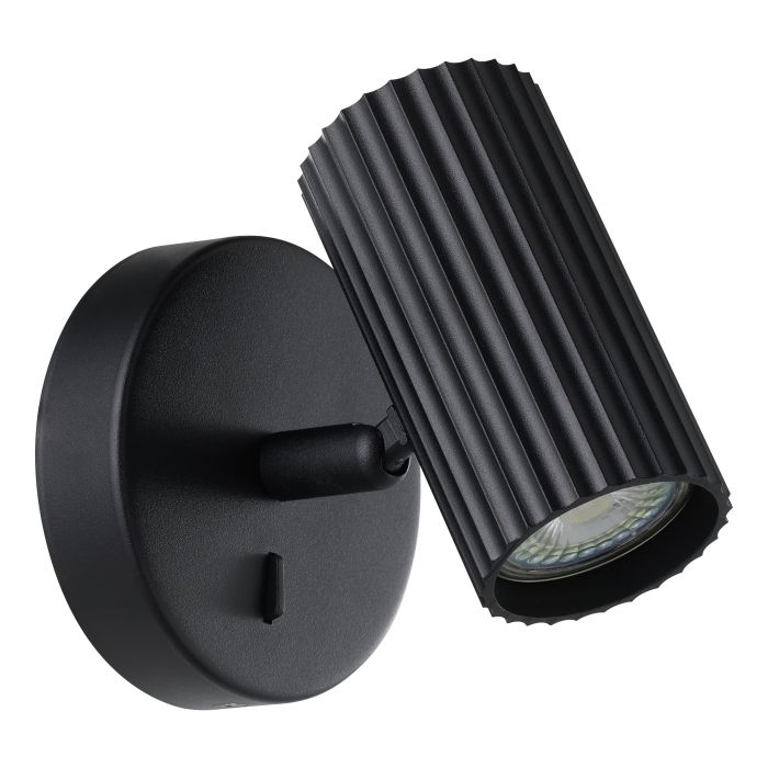 PORTILLO SP 1X5W GU10 LED TRI-COL BLK