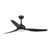 Eco Style DC Ceiling Fan with Remote Control & CCT LED – Black 60″