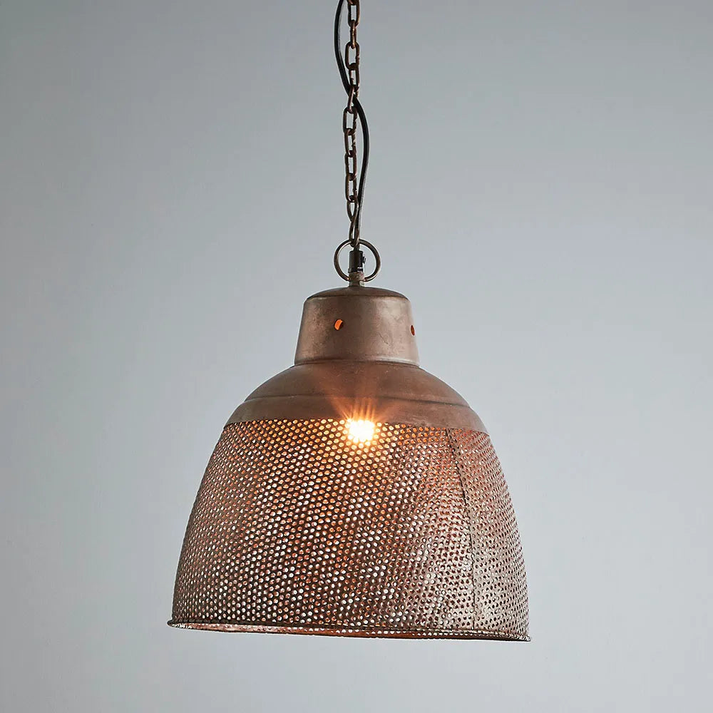 Riva Ceiling Pendant Small Antique Copper
