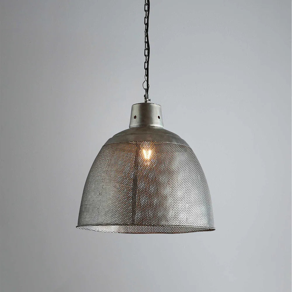 Riva Ceiling Pendant Medium Zinc