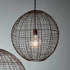 Cray Ball Ceiling Pendant Medium Antique Copper