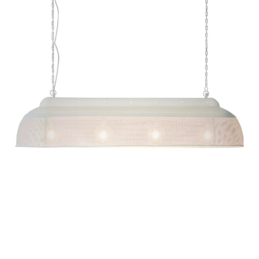 Riva Ceiling Pendant Extra Long Matt White