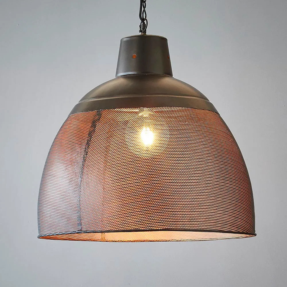 Riva Ceiling Pendant Large Black and Gold