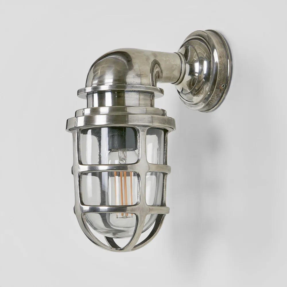 Porto Outdoor Wall Light Antique Silver