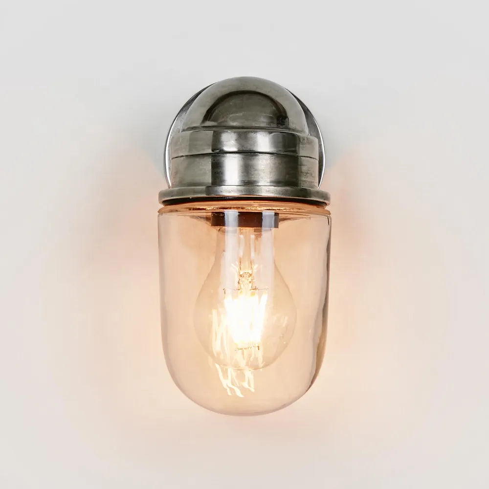 Nautical Outdoor Wall Light Silver