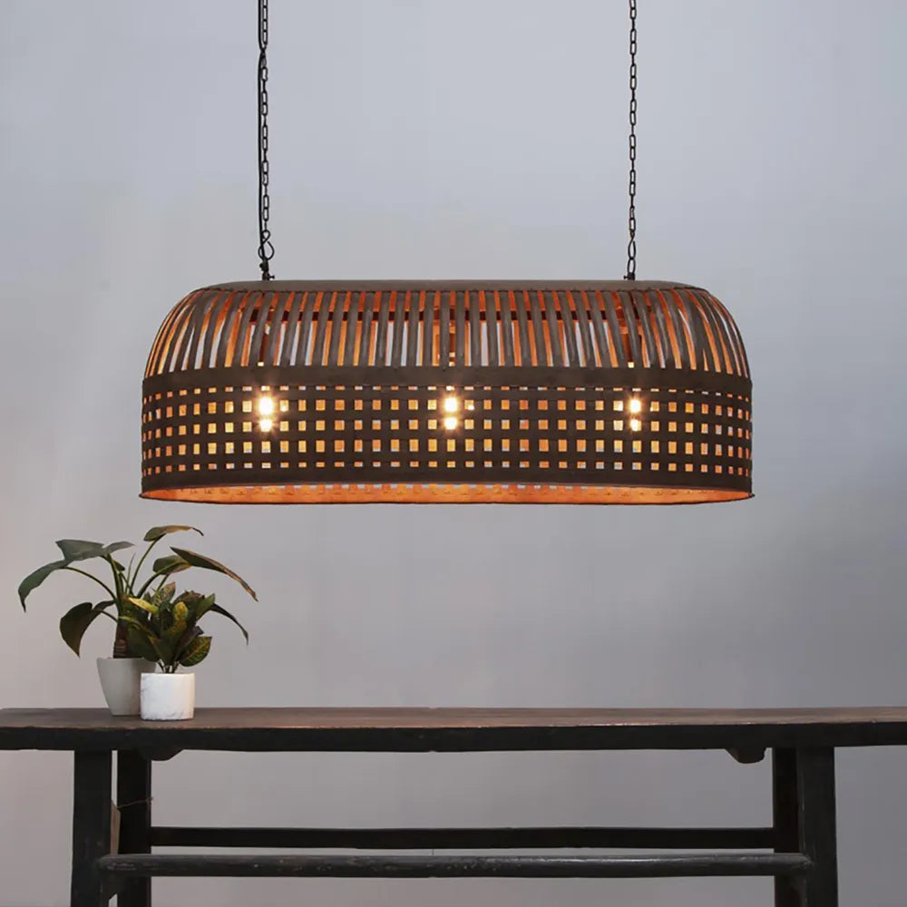 Esch Ceiling Pendant Long Rust