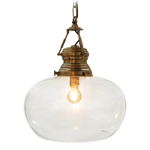 Paddington Ceiling Pendant Large Antique Brass