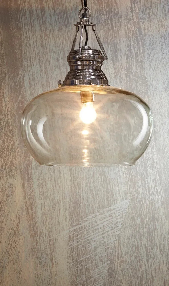 Paddington Ceiling Pendant Large Antique Silver