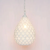 Europa Ceiling Pendant Small White