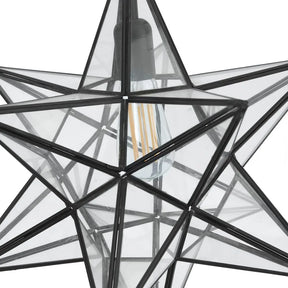 Star Ceiling Pendant Large Black