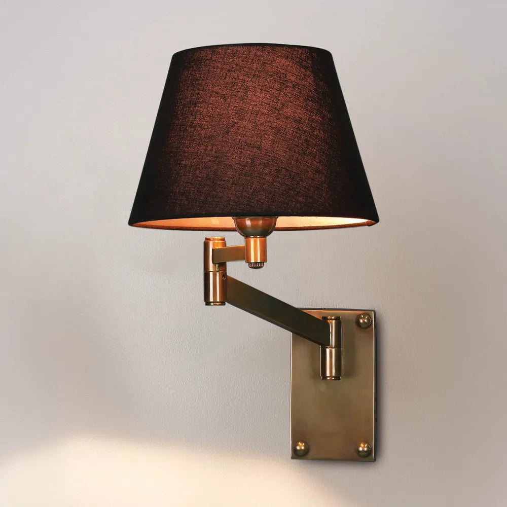 Oscar Wall Light Base Antique Brass