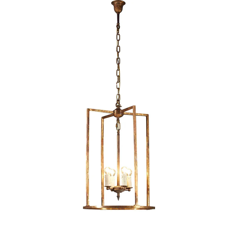 St Palais Ceiling Pendant Large Antique Brass