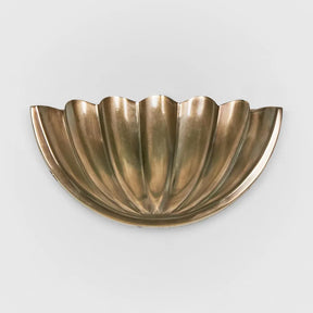 Half Moon Shell Shade Wall Light Small