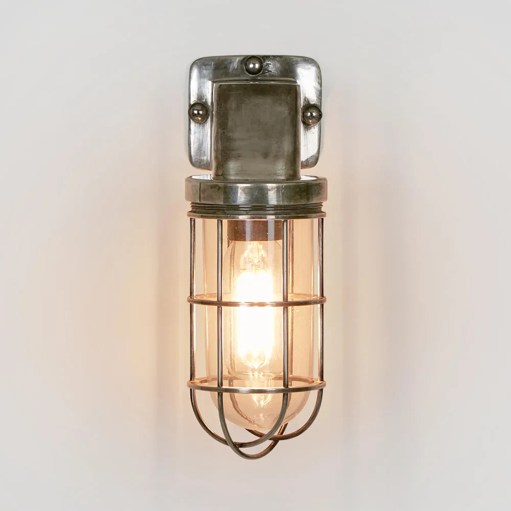 Royal London Outdoor Wall Light Antique Silver
