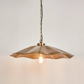 Melville Ceiling Pendant Hammered Antique Brass