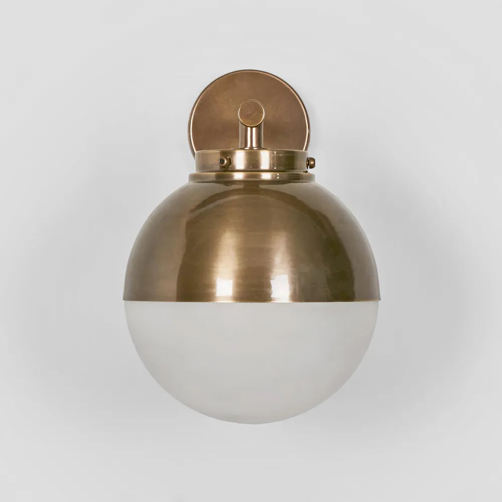 Carrington Outdoor Wall Light Antique Brass