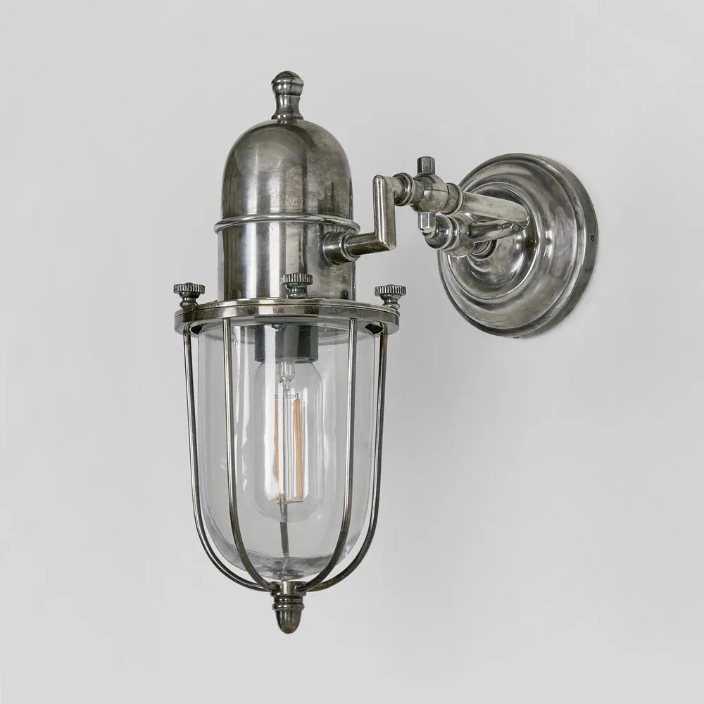 Chapel Outdoor Wall Light Silver