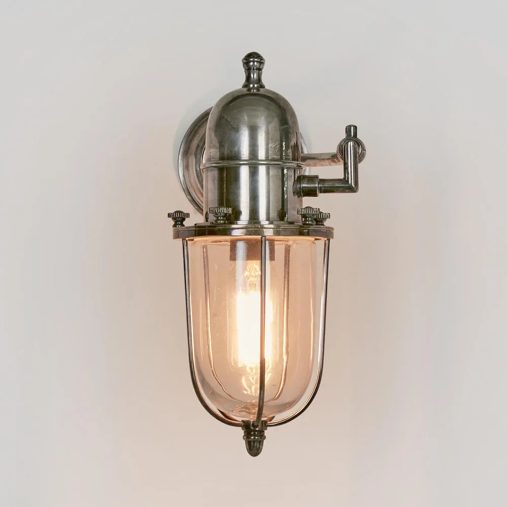 Chapel Outdoor Wall Light Silver
