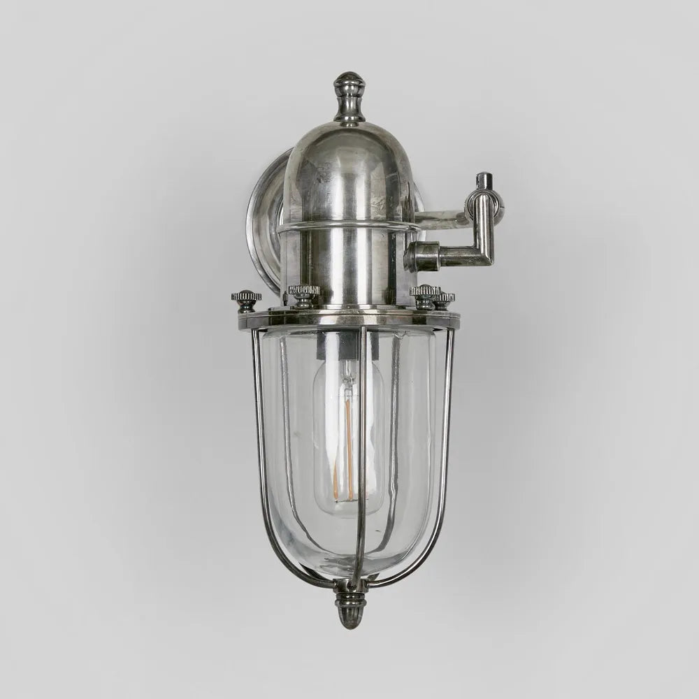 Chapel Outdoor Wall Light Silver