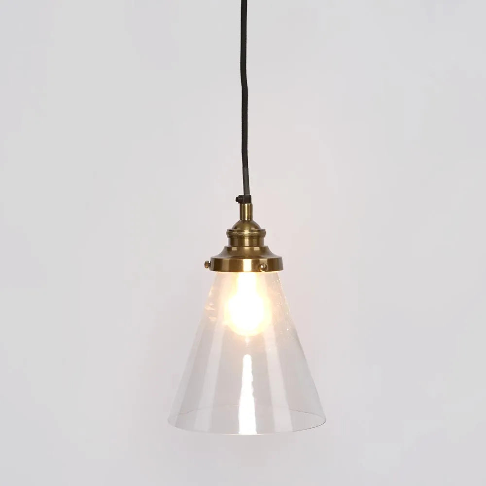 Gadsden Ceiling Pendant Extra Small Antique Brass