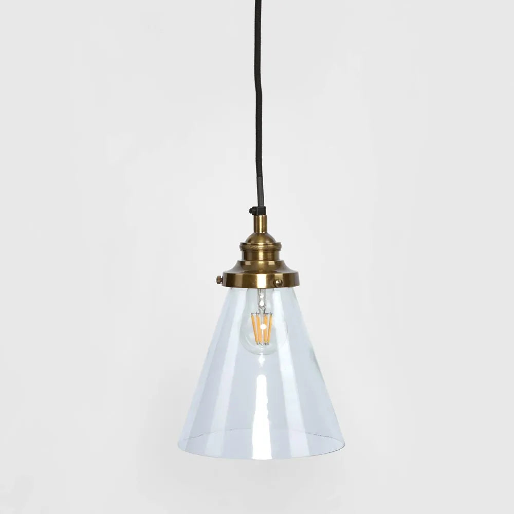 Gadsden Ceiling Pendant Extra Small Antique Brass