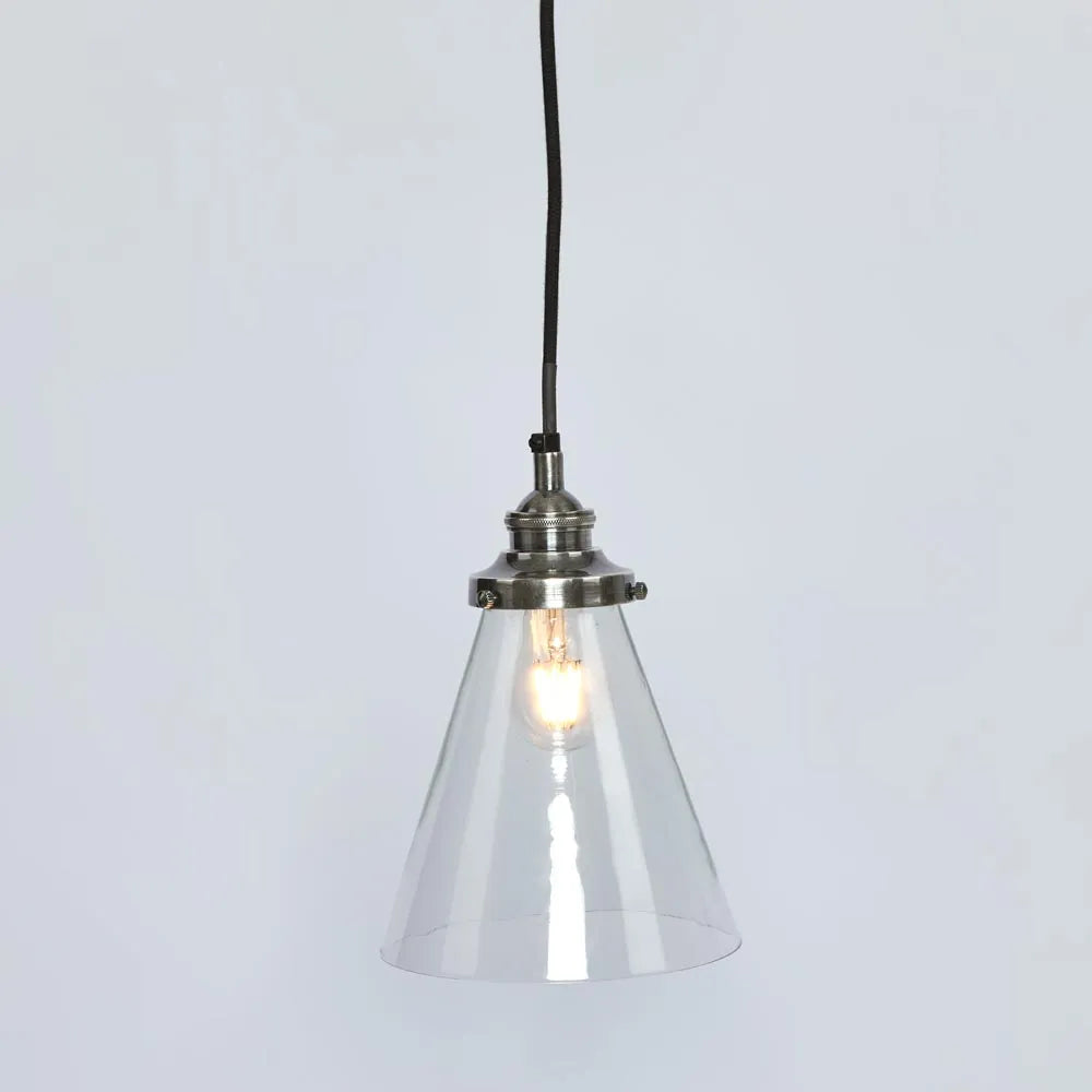 Gadsden Ceiling Pendant Extra Small Antique Silver