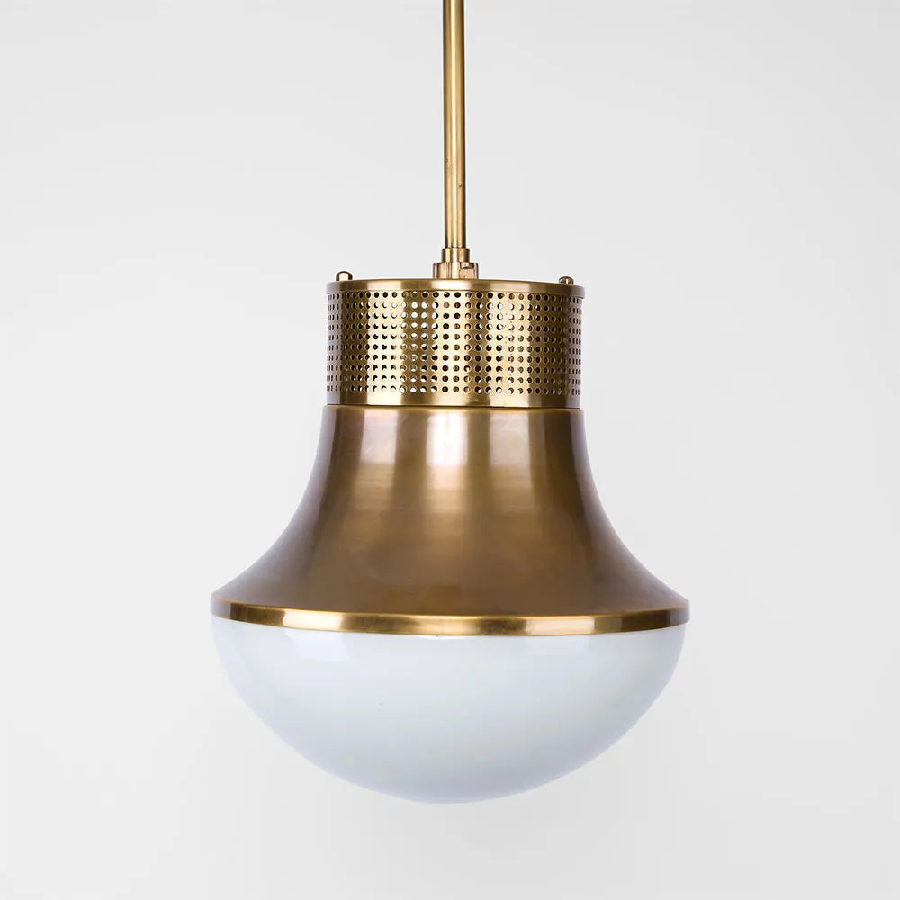 Halo Ceiling Pendant Antique Brass