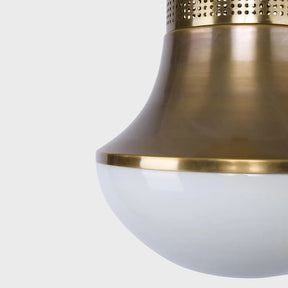 Halo Ceiling Pendant Antique Brass