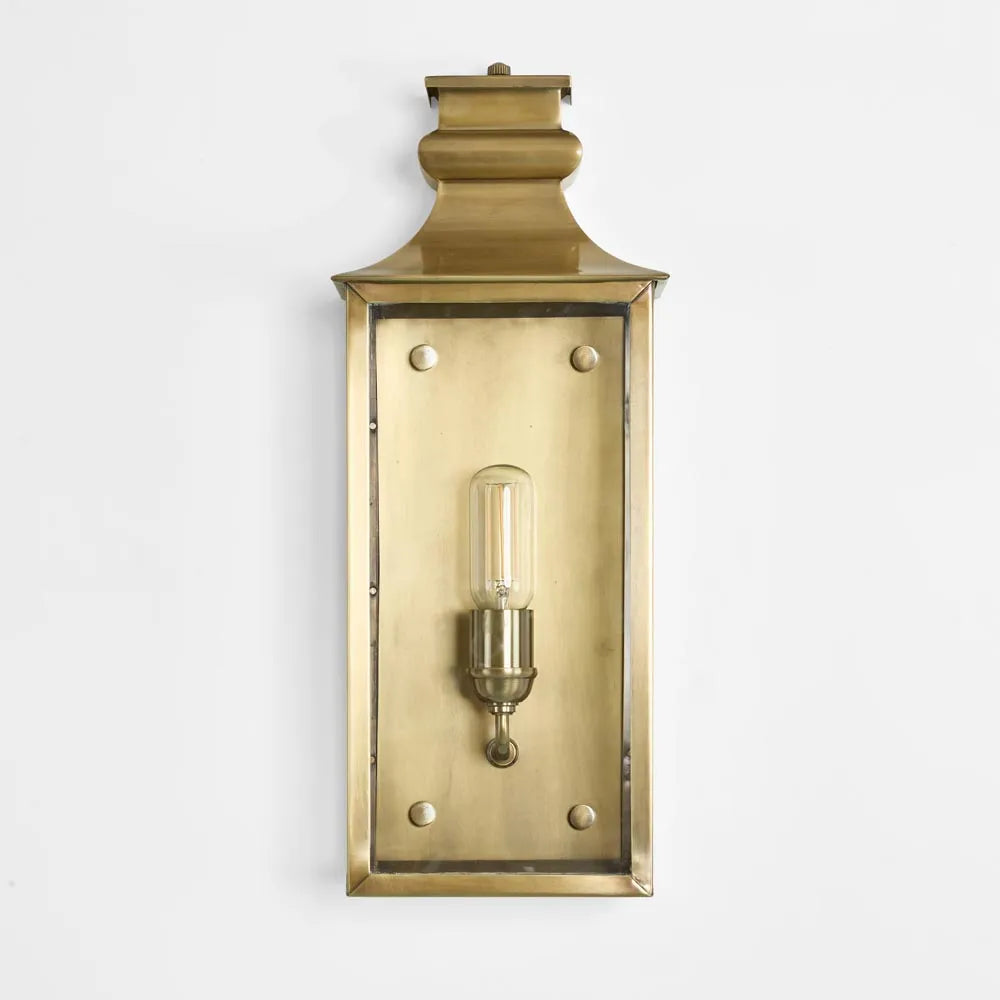 Westpoint Outdoor Wall Light Medium Antique Brass
