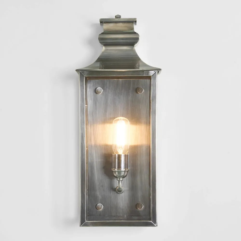 Westpoint Outdoor Wall Light Medium Antique Silver