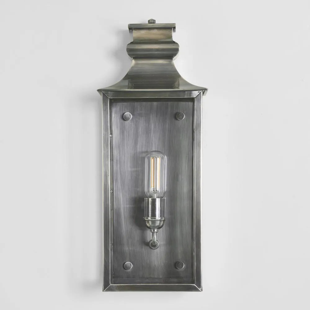 Westpoint Outdoor Wall Light Medium Antique Silver