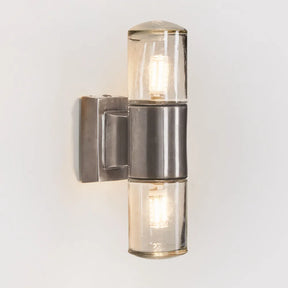 Plover Outdoor Wall Light Antique Silver