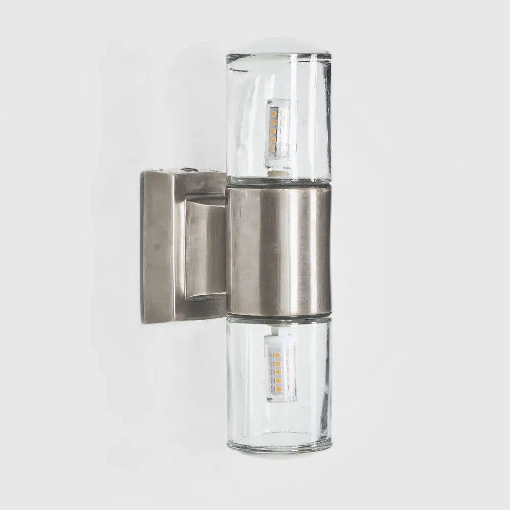 Plover Outdoor Wall Light Antique Silver