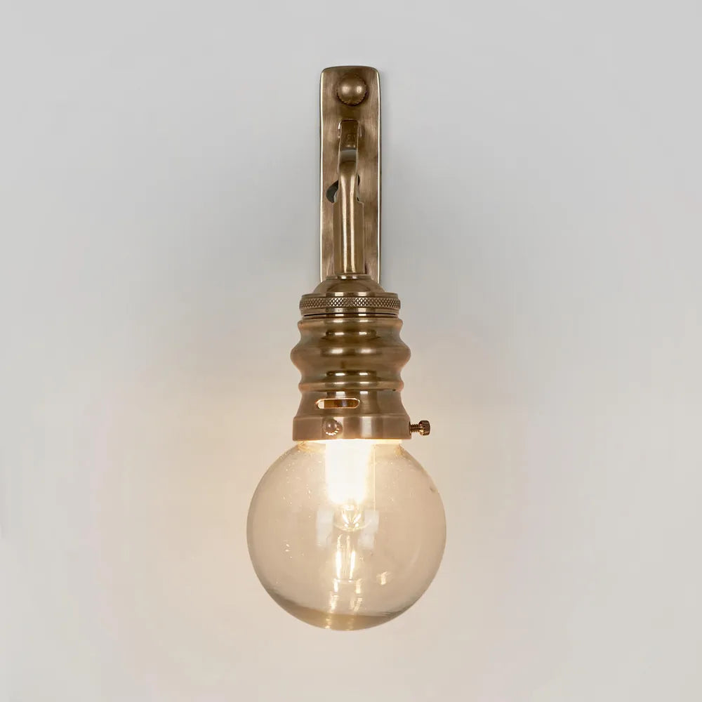 Carlton Outdoor Wall Light Antique Brass