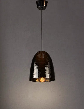 Dolce Beaten Ceiling Pendant Charcoal