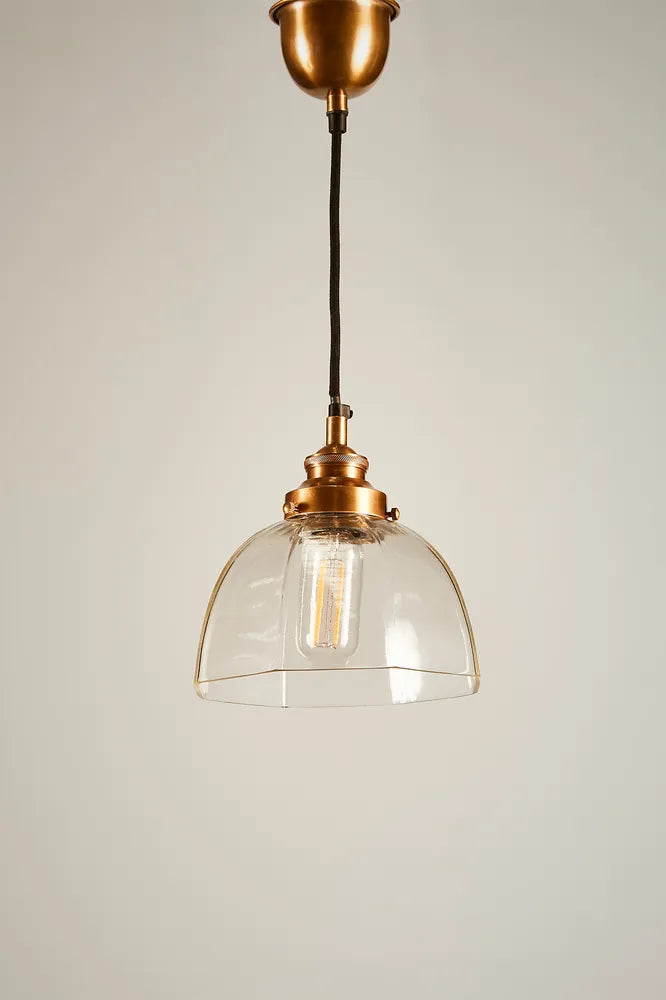 Hobart Ceiling Pendant Antique Brass