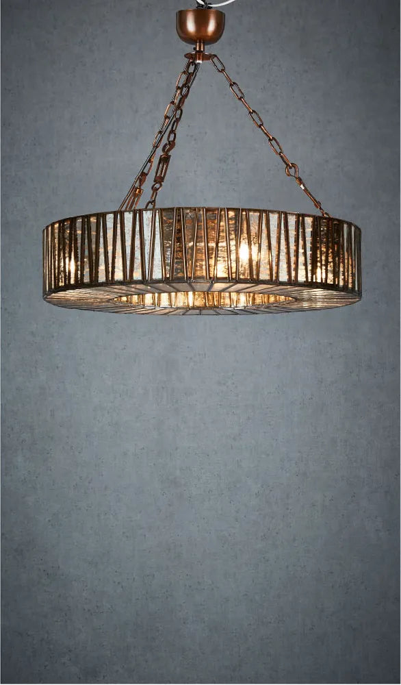 Chelton Ceiling Pendant Small Brass