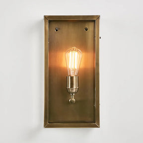 Goodman Outdoor Wall Light Ant Brass