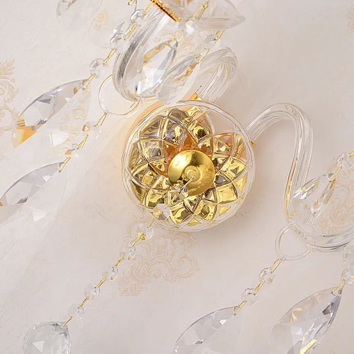 Bromley Crystal Wall Light - 2 Light