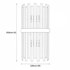 Oxford Wall Light-BK