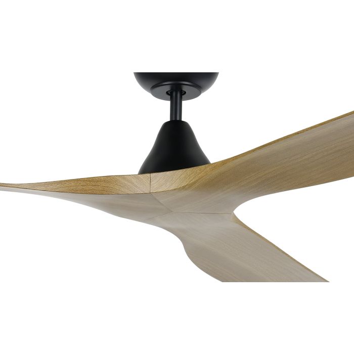 SURF 72 DC FAN BURM TEAK/BLK