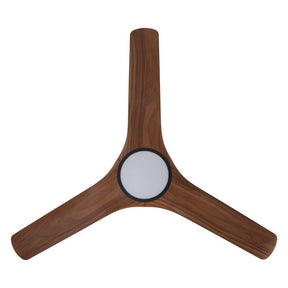 TAHITI IP66 52" DC LED BLK/NEW TEAK