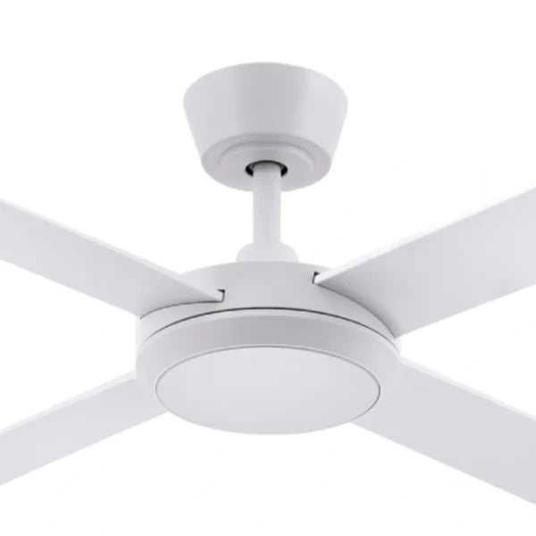 Eco Silent Pro DC Ceiling Fan with CCT LED Light – White 48″