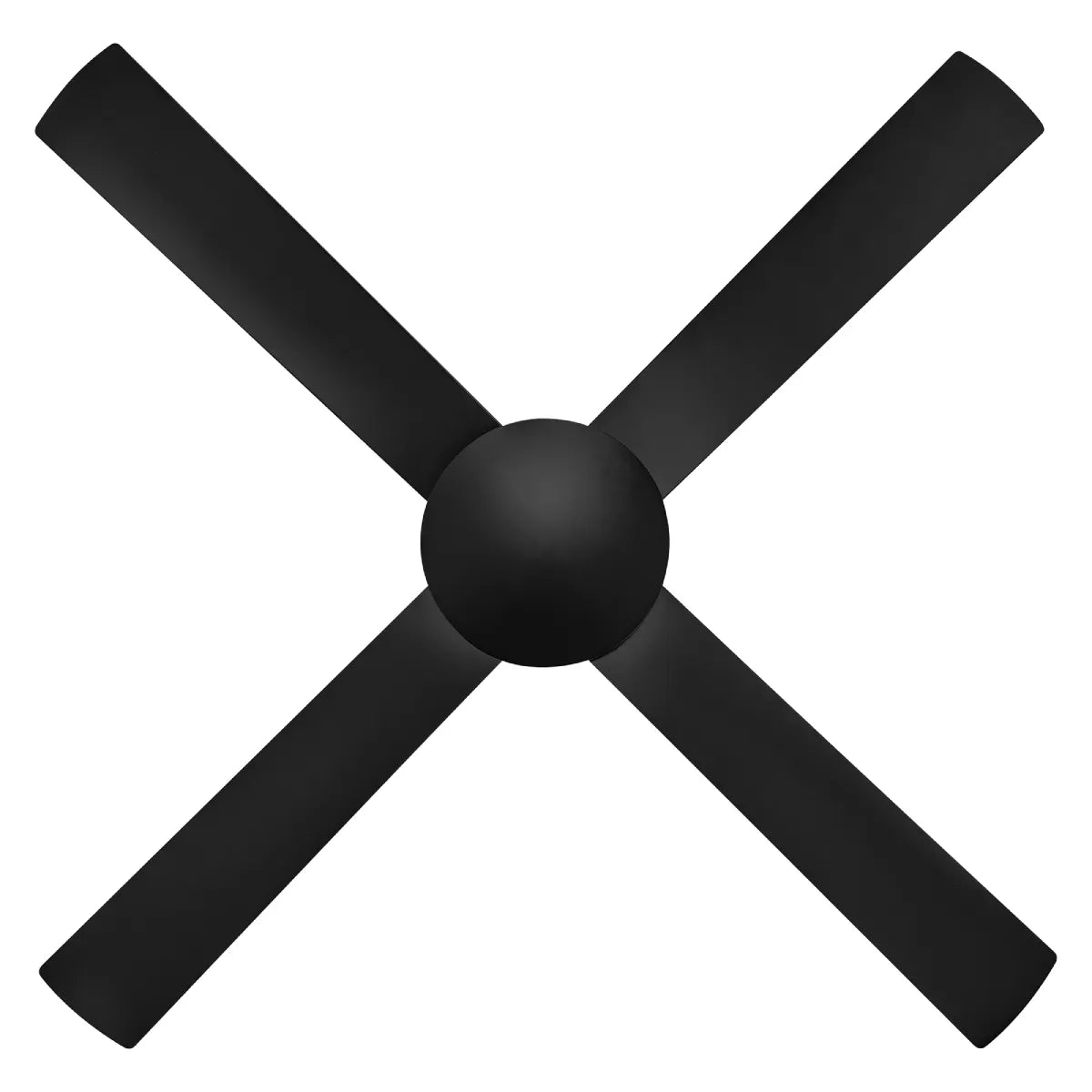 Eco Silent Pro DC Ceiling Fan with Remote – Black 52″